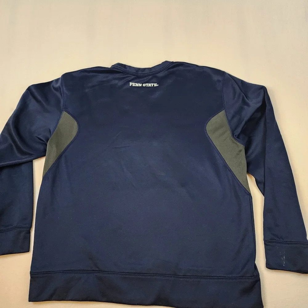 Penn State Nittany Lions‎ Sweatshirt Nike Therma Fit Fleece Mens Size Large Blue